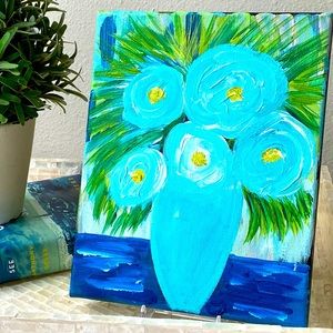 Original Impressionist Acrylic Canvas Painting